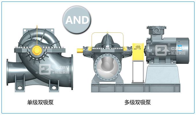單級雙吸泵和多級雙吸泵圖片